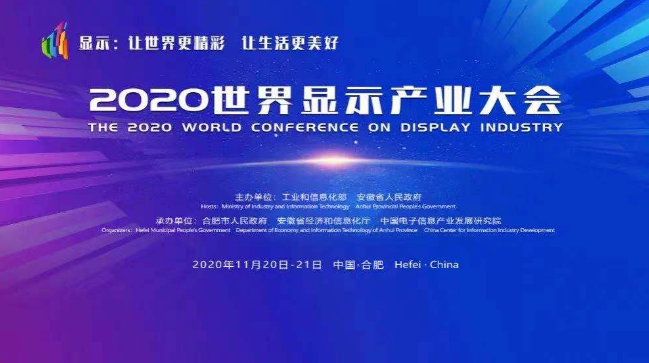 共谋新型显示产业发展，华体会app官网登录
应邀参加2020世界显示产业大会(图2)